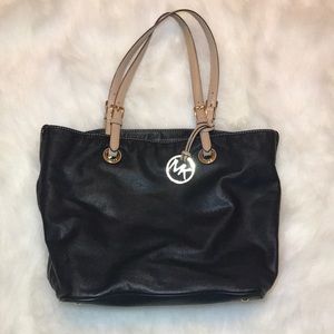 Michael Kors Black Leather Tote